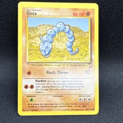 Pokemon TCG Onix Basic 90 HP Base Set 2 Common 84/130 Regular English M/NM - Image 1