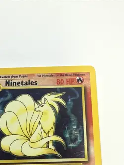 Pokemon TCG Ninetales 12/102 Base Set Unlimited Holo Rare Vintage 1999 - Image 4