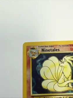 Pokemon TCG Ninetales 12/102 Base Set Unlimited Holo Rare Vintage 1999 - Image 5