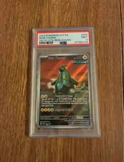 PSA 9 Iron Thorns Pokemon Center ETB Stamped Promo Temporal Forces 2024 MINT - Image 1
