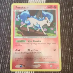 Ponyta Shiny Holo Rare Reverse Holo SH11 Arceus Pokemon TCG 60HP Blue Fire - Image 1