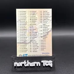 2000 Topps Pokemon TV Animation Edition Series 3 Checklist - Image 2