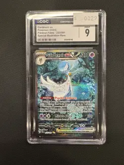 Pokemon 2024 Gardevoir EX SV Paldean Fates Special Illustration #233/091 PSA 9 - Image 1