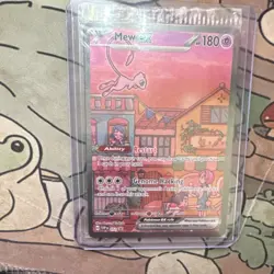 Pokemon Mew ex 053 Sv: Scarlet & Violet Promo Full Art Holo HP 180 - Image 3