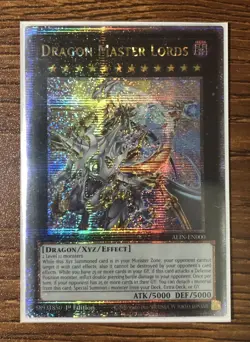 Yugioh - Dragon Master Lords ALIN-EN000 - QCSR, Quarter Century Secret - NM - Image 1