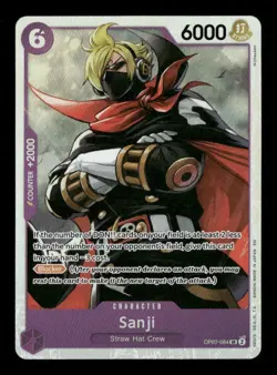 Sanji OP07-064 One Piece 500 Years in the Future SR NM English - Image 1