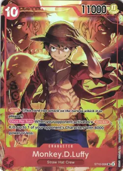 MONKEY.D.LUFFY (TREASURE BOOSTER SET) ST10-006 NM - Image 1