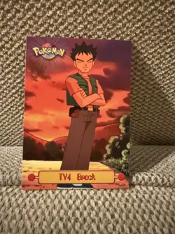 Pokemon Topps Card Series 1 TV4 Brock 1995+ - Image 1