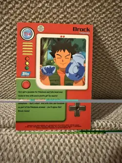 Pokemon Topps Card Series 1 TV4 Brock 1995+ - Image 2