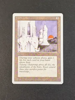 MTG TCG Card - 1x Ivory Tower - Revised (3rd) Edition - NM - Vintage Magic SGC - Image 5
