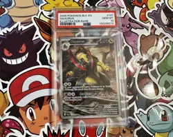 Pokemon TCG S&V Black Bolt Haxorus IR English Card #147/086 PSA 10 - Image 1
