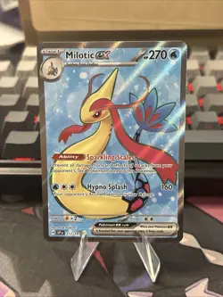 Pokemon Surging Sparks Milotic EX Full Art Ultra Rare Card 217/191 NM Condition - Image 3