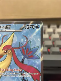 Pokemon Surging Sparks Milotic EX Full Art Ultra Rare Card 217/191 NM Condition - Image 5