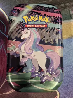Pokemon TCG Galar Powers Mini Tin: Galarian Rapidash (+ Art Card) - Image 1