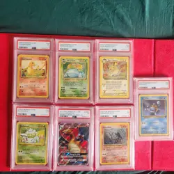 7 Card PSA 1 Poor Pokemon Lot - Image 1