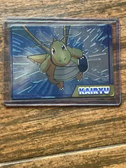 DRAGONITE (KAIRTU)--JAPANESE MEIJI EMBOSSED PROMO FOIL POKEMON CARD - Image 3