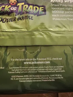 Pokemon TCG 2023 Trick or Trade Booster Bundle - Halloween Edition Trading Cards 820650852572 - Image 5