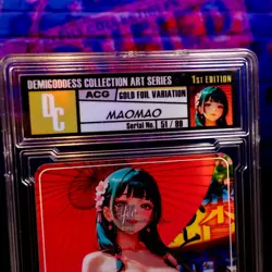 Maomao Waifu Card Encased #51/99 Gold Demigoddess Collection SLAB Apothecary ACG - Image 3