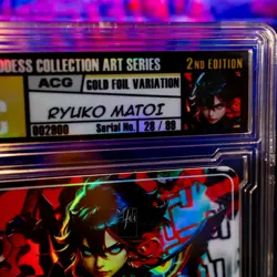 Ryuko Matoi Waifu Trading Card SLAB Encased #28/99 Demigoddess Kill la Kill - Image 2