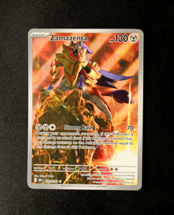 Pokemon Card TCG - Zamazenta 201/182 Destined Rivals - Illustration Rare - NM ⭐ - Image 1