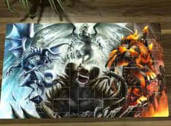 YuGiOh Duel playmat Dragons TCG CCG Trading Card Game Mat Pad - Image 1