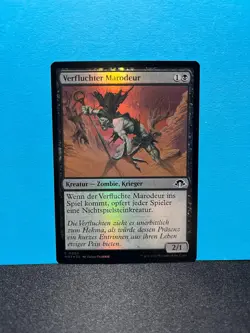 FOIL Verfluchter Marodeur / Accursed Marauder - MTG Magic - Image 1