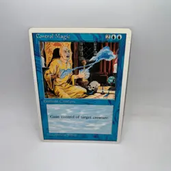 Control Magic Uncommon Fourth Edition Magic: The Gathering Lightly Played - Image 1