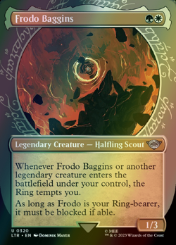 MTG Frodo Baggins Showcase Borderless Foil ** LTR ** English (NM) - Image 1