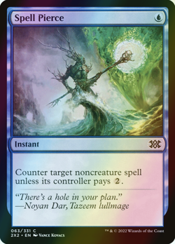 MTG Spell Pierce Foil ** Double Masters 2022 ** English (NM) - Image 1