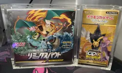 x6 Pokemon Japanese Booster Box Acrylic Display Cases. x5 High class, x1 Regular - Image 1