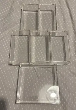 x6 Pokemon Japanese Booster Box Acrylic Display Cases. x5 High class, x1 Regular - Image 3