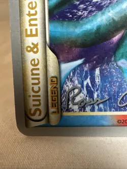 Pokemon Suicune & Entei Legend World Championship 2010 (94/95 - 95/95) Pair LP - Image 5