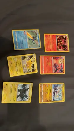 Pokemon Greninja Volcanion Zapdos Charizard Zekrom Card Lot - 6 Cards - Image 1