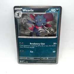 Weavile Cosmos Holo 021 Black Star Promo 21 Pokemon Phantasmal Flames - Image 1