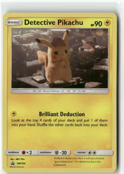 Detective Pikachu -, Pokemon SM Promos Promo, SM194 NM - Image 1