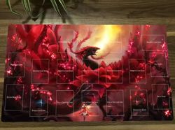 YuGiOh Duel playmat Malice Dragon TCG CCG Trading Card Game Mat Pad - Image 1
