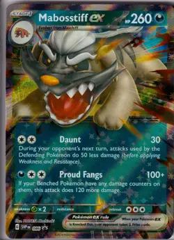 MABOSSTIFF EX - 086 Holo Scarlet & Violet Promo - POKEMON NM/M - Image 1