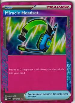 MIRACLE HEADSET - 183/191 Surging Sparks - POKEMON NM/M - Image 1