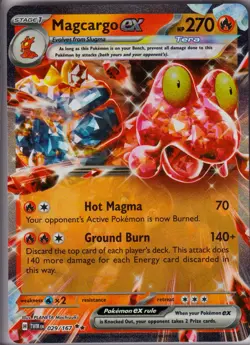 MAGCARGO EX - 029/167 Twilight Masquerade - POKEMON NM/M - Image 1