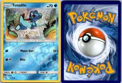 TOTODILE - 18/73 Shining Legends - POKEMON Reverse Holo NM/M - Image 3