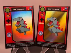 2025 POKEMON POKEDEX FH 3 Johto Card #158 TOTODILE Set of 2 - Peru / Non-TCG - Image 1