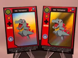 2025 POKEMON POKEDEX FH 3 Johto Card #158 TOTODILE Set of 2 - Peru / Non-TCG - Image 2