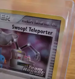 Pokemon TCG Swoop! Teleporter 92/109 Team Rocket Returns Reverse Holo Stamped - Image 4