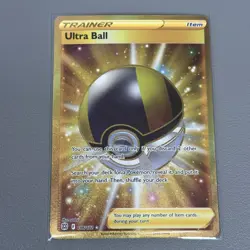 Pokemon TCG Card Ultra Ball 186/172 - Brilliant Stars Secret Rare Holo MP - Image 2