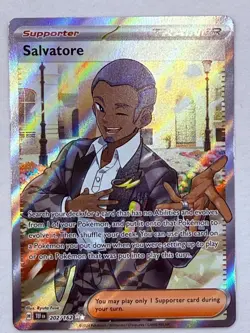 Salvatore 202/162 Ultra Rare Temporal Forces Pokemon NM - Image 1