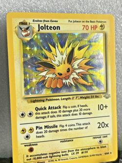 Jolteon Holo 4/64 Jungle Set Pokemon Card LP+ WOTC Vintage - Image 2