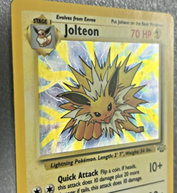 Jolteon Holo 4/64 Jungle Set Pokemon Card LP+ WOTC Vintage - Image 3