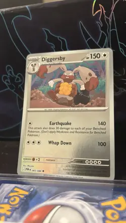 Pokemon TCG Diggersby Reverse Holo 065/088 POR Perfect Order LP Excellent - Image 2