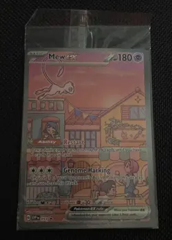 Mew ex SVP 053 Pokemon TCG Scarlet Violet 151 Black Star Promo Full Art SEALED - Image 1