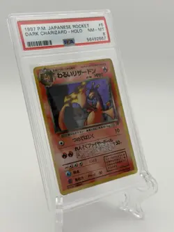 1997 Japanese Pokemon Rocket Dark Charizard Holo #6 – PSA 8 (NM-MT) - Image 2